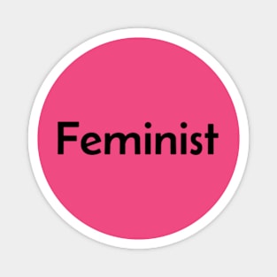 Feminist minimalistic simple Magnet